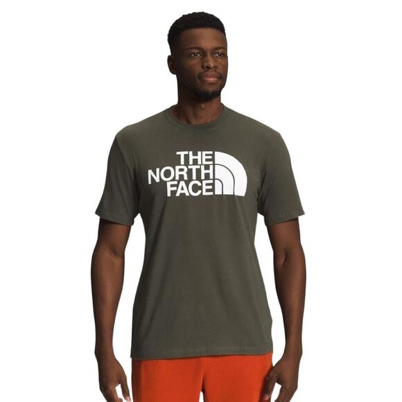 The North Face Short Sleeve Half Dome Tee - Size Small - New Taupe Green - Picture 1 of 6